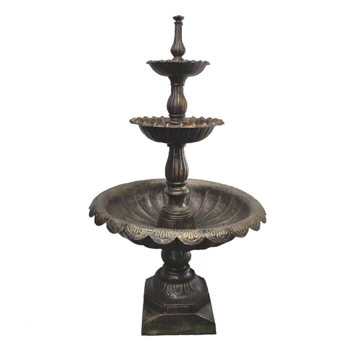 Lisbon 3 Tier Cast Iron Fountain - Notbrand