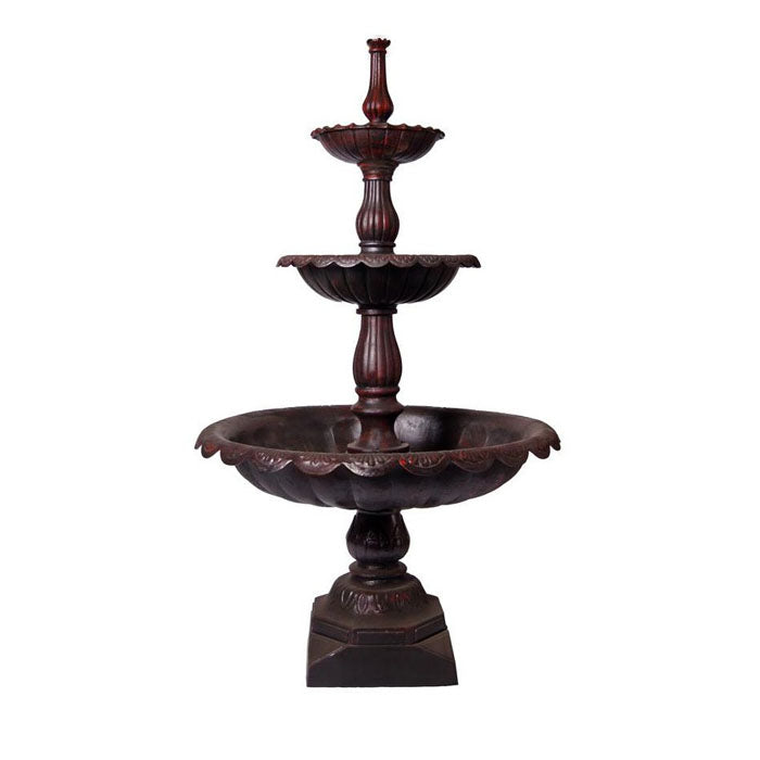 Lisbon Cast Iron 3 Tier Self Contained Fountain - HouseofHyne