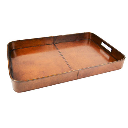 Sixpenny Tan Leather Tray - Notbrand