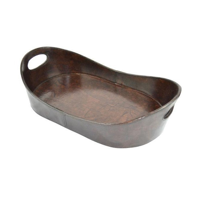 Chemraul Dark Leather Tray With Firm Base - Notbrand