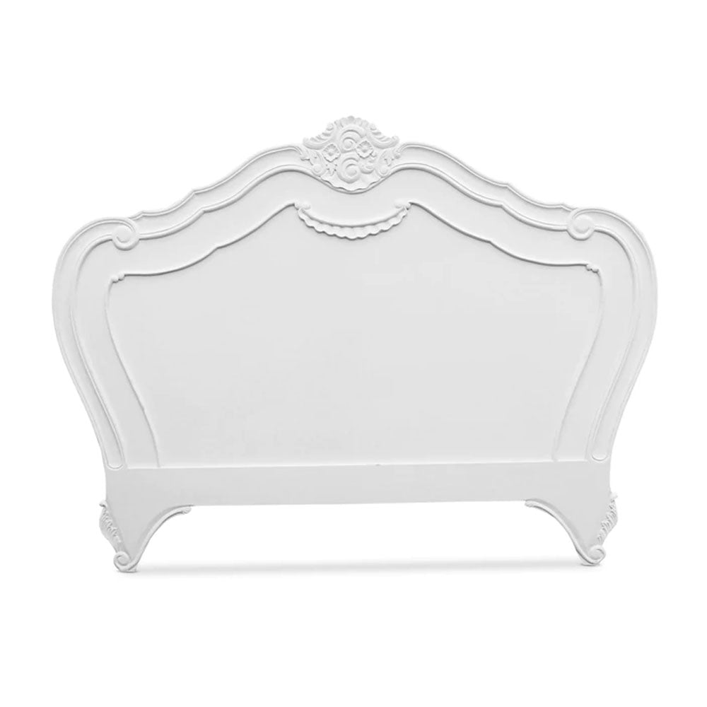 Louis French Provincial Headboard in White - Range - House of Hyne