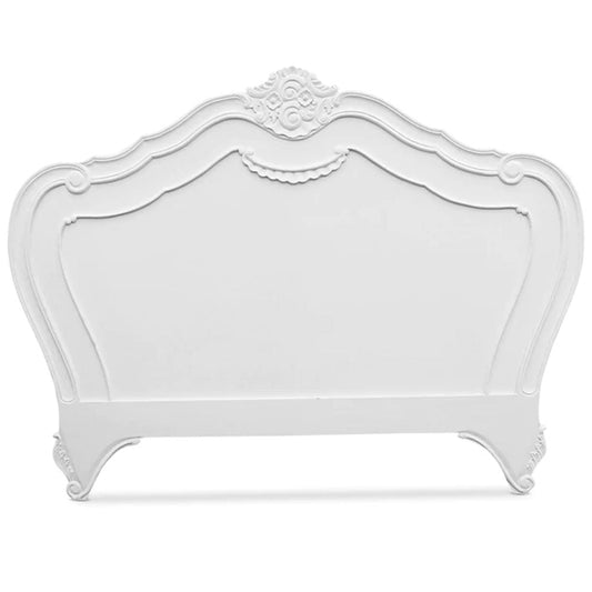 Louis French Provincial Headboard in White - Range - House of Hyne