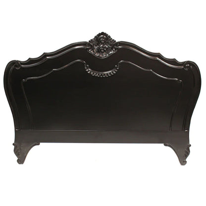 Louis French Provincial Headboard in Black - Range - House of Hyne