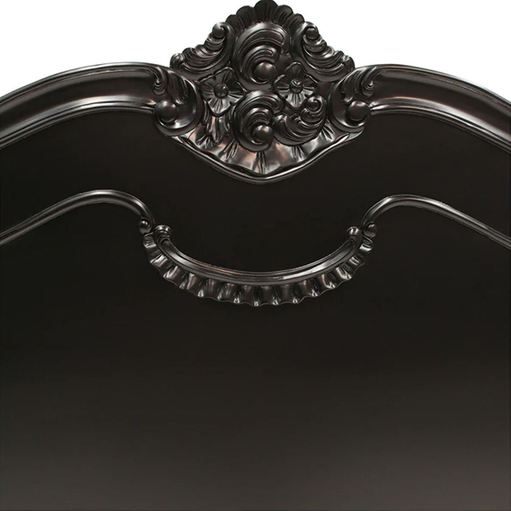 Louis French Provincial Headboard in Black - Range - House of Hyne