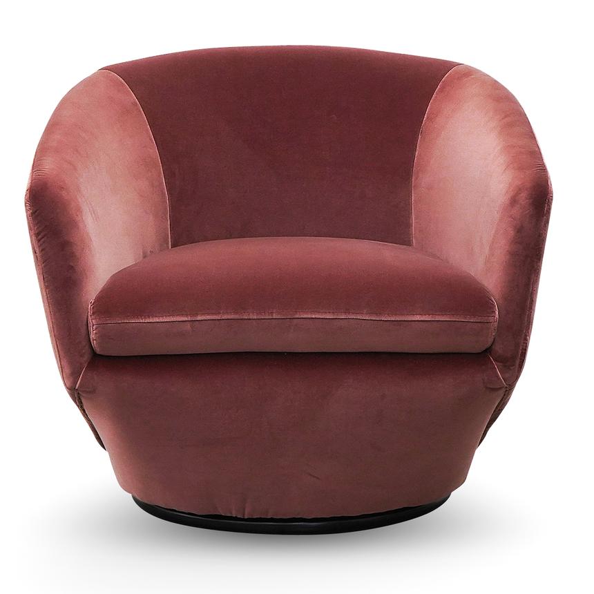 Flaming Margaret Velvet Swivel Chair - House of Hyne