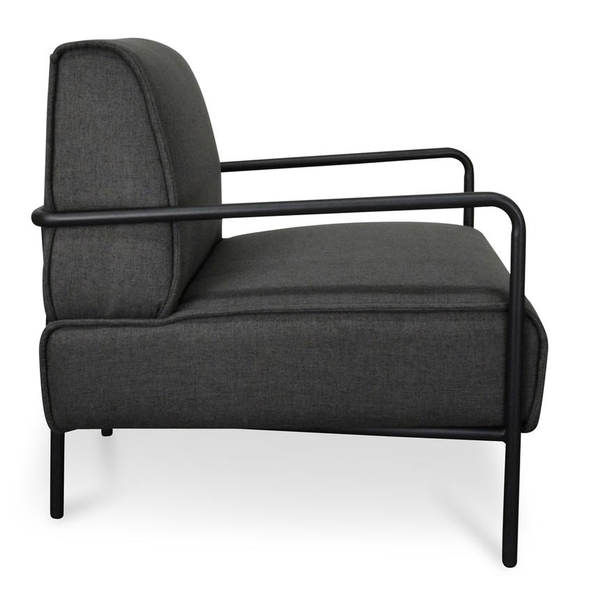 Robinson Dark Grey Lounge Chair - Notbrand