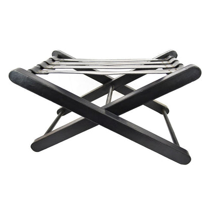 Black Leather Luggage Rack - Notbrand