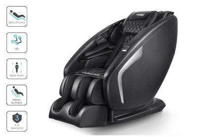 Black 3D Electric Massage Chair with Shiatsu Kneading Massager
- House of Hyne