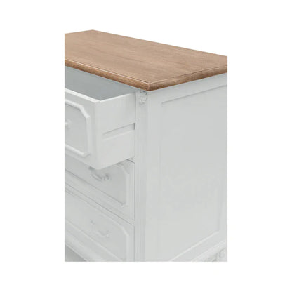 Marseille Mindy Wood 3 Drawer Chest - White - Notbrand