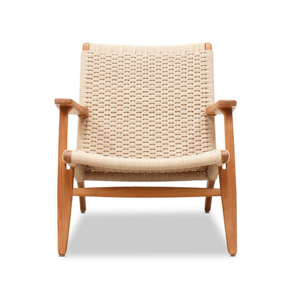 String & Teak Wood Weave Chair - Natural - Notbrand