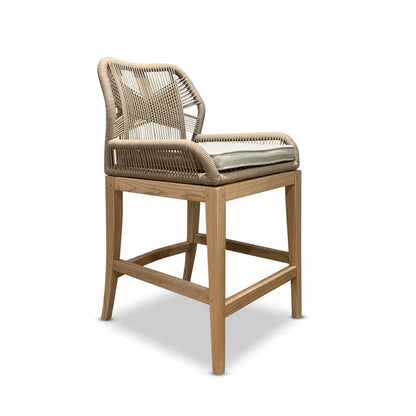 Zion Rope Weave Counter Stool - Natural - Notbrand