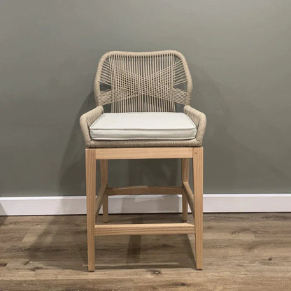 Zion Rope Weave Counter Stool - Natural - Notbrand