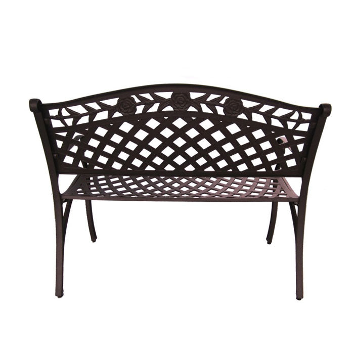 Melissa Cast Aluminium Bench - Notbrand