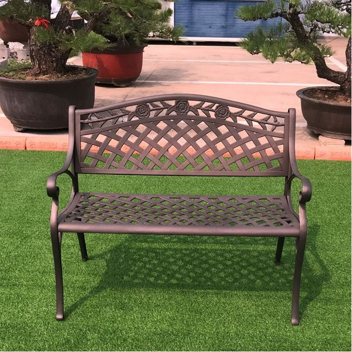 Melissa Cast Aluminium Bench - Notbrand