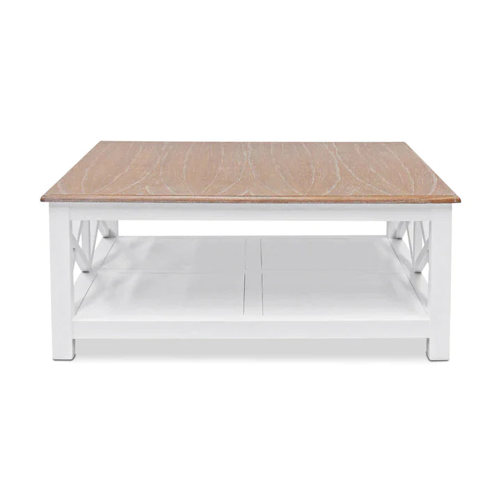 Hamptons Mindy Wood Coffee Table - White - House of Hyne