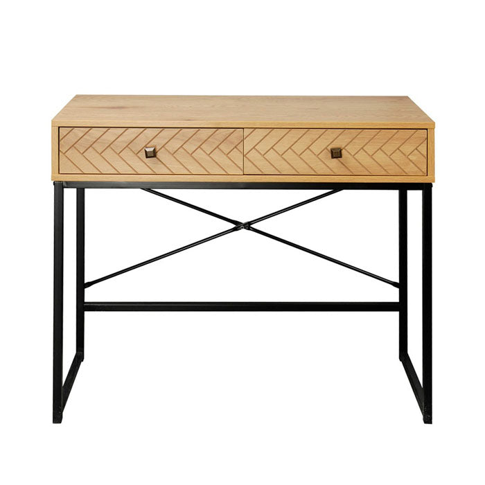 Myriam Herringbone Pattern Console Table - Notbrand