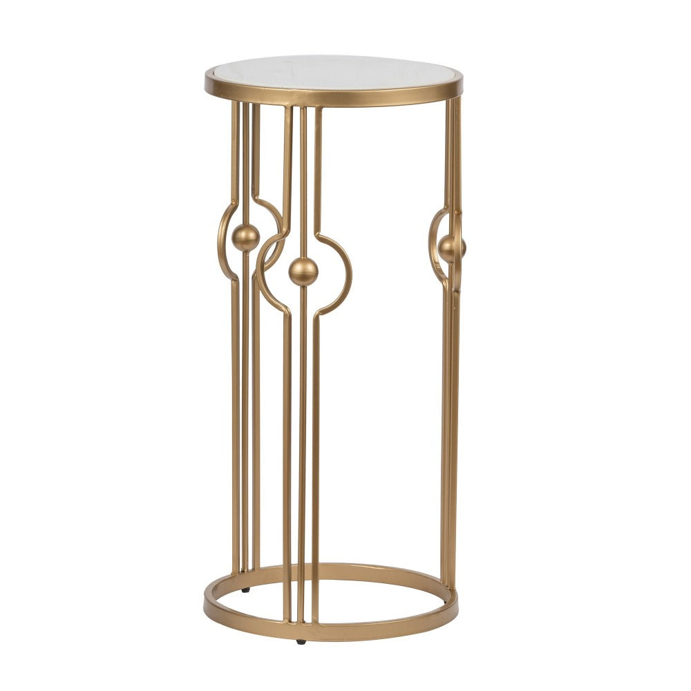 Marble Art Deco Side Table - Notbrand