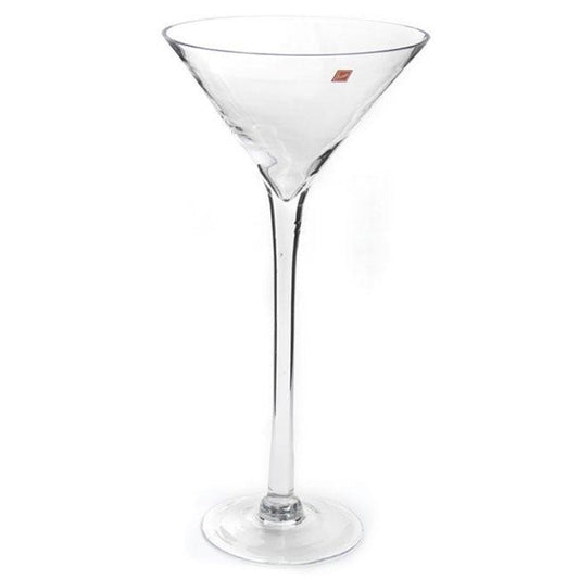 Martini Tall Glass Vase - Clear - Notbrand