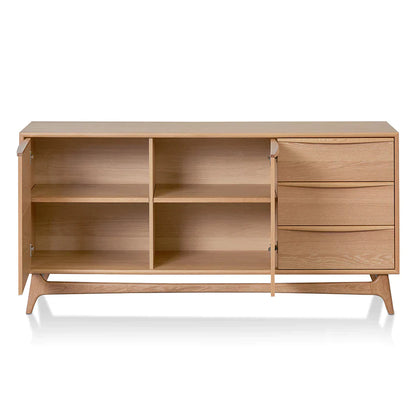 Melaku Sideboard Unit With Drawers - Natural Oak