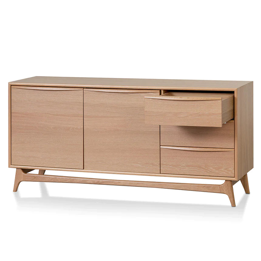 Melaku Sideboard Unit With Drawers - Natural Oak