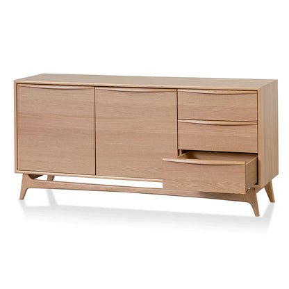 Melaku Sideboard Unit With Drawers - Natural Oak