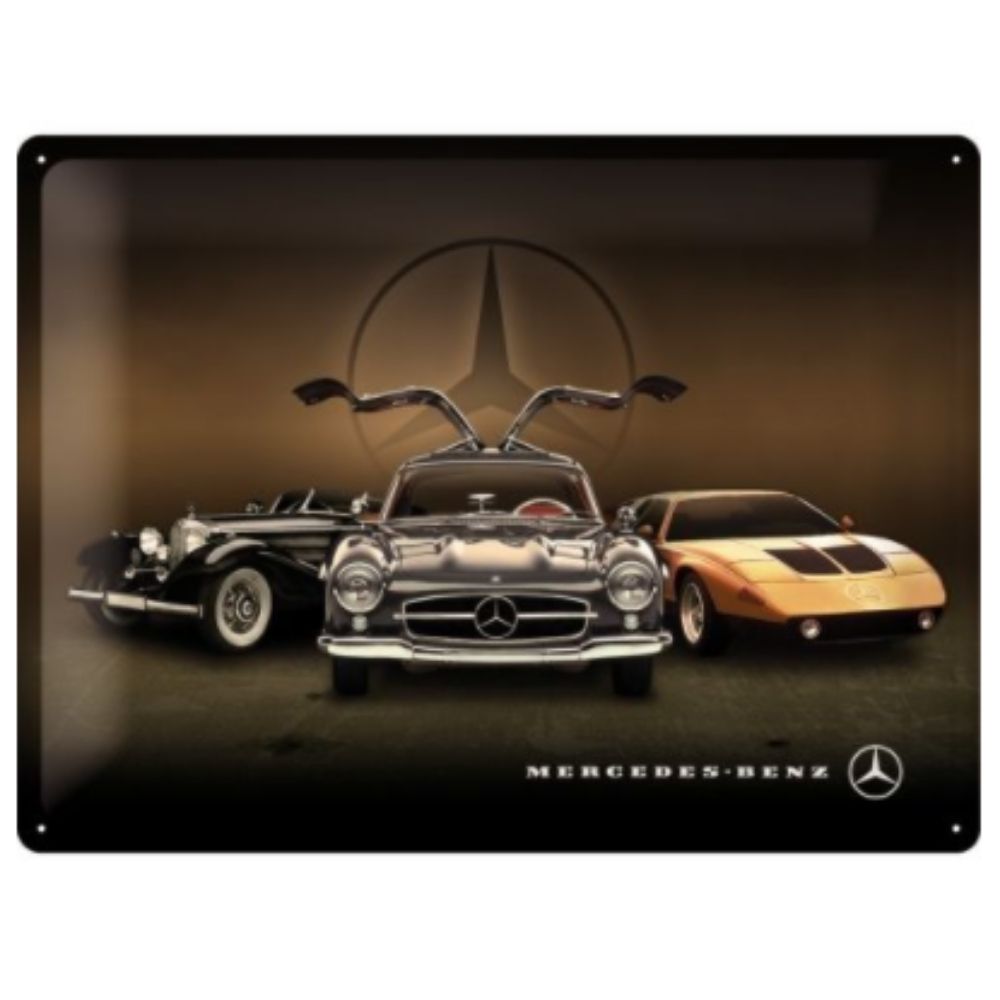 Mercedes-Benz 3 Cars - Large Sign - NotBrand