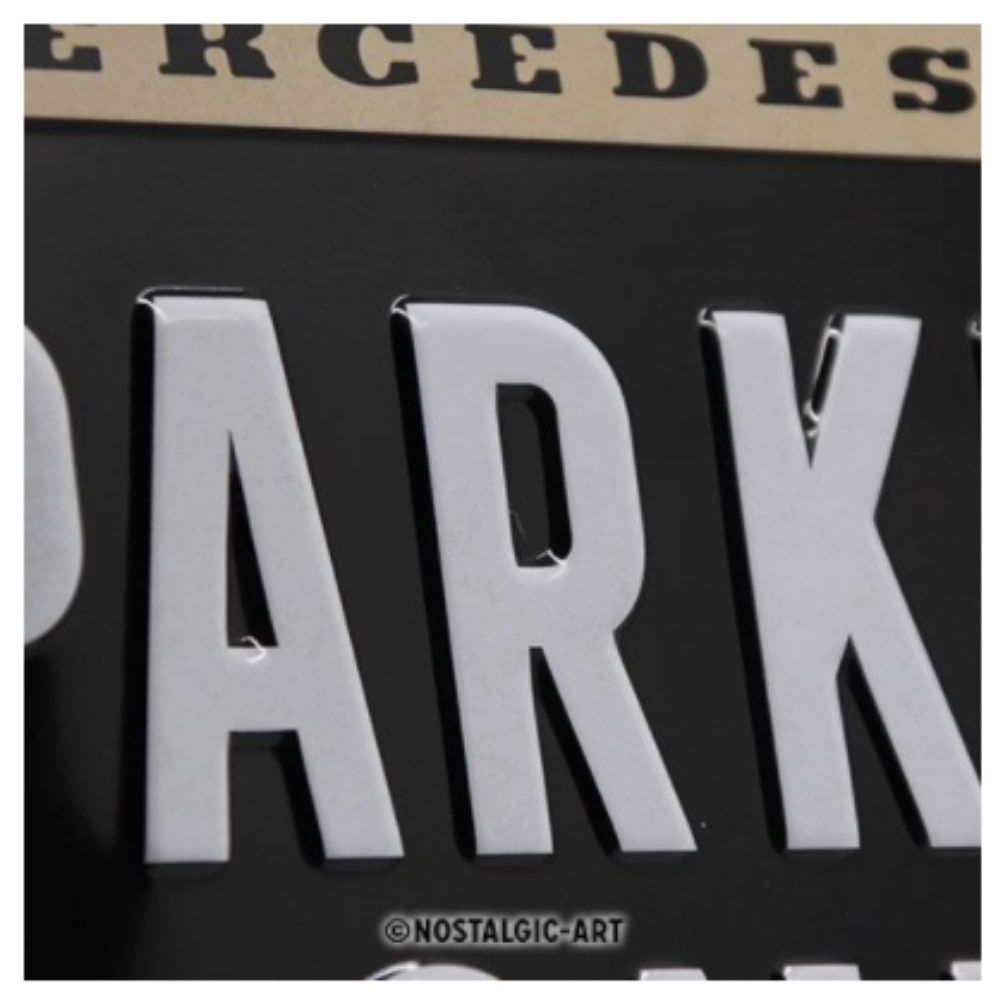 Mercedes-Benz Parking Only - Large Sign - Notbrand