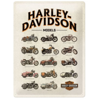 Model Chart Harley-Davidson - NotBrand