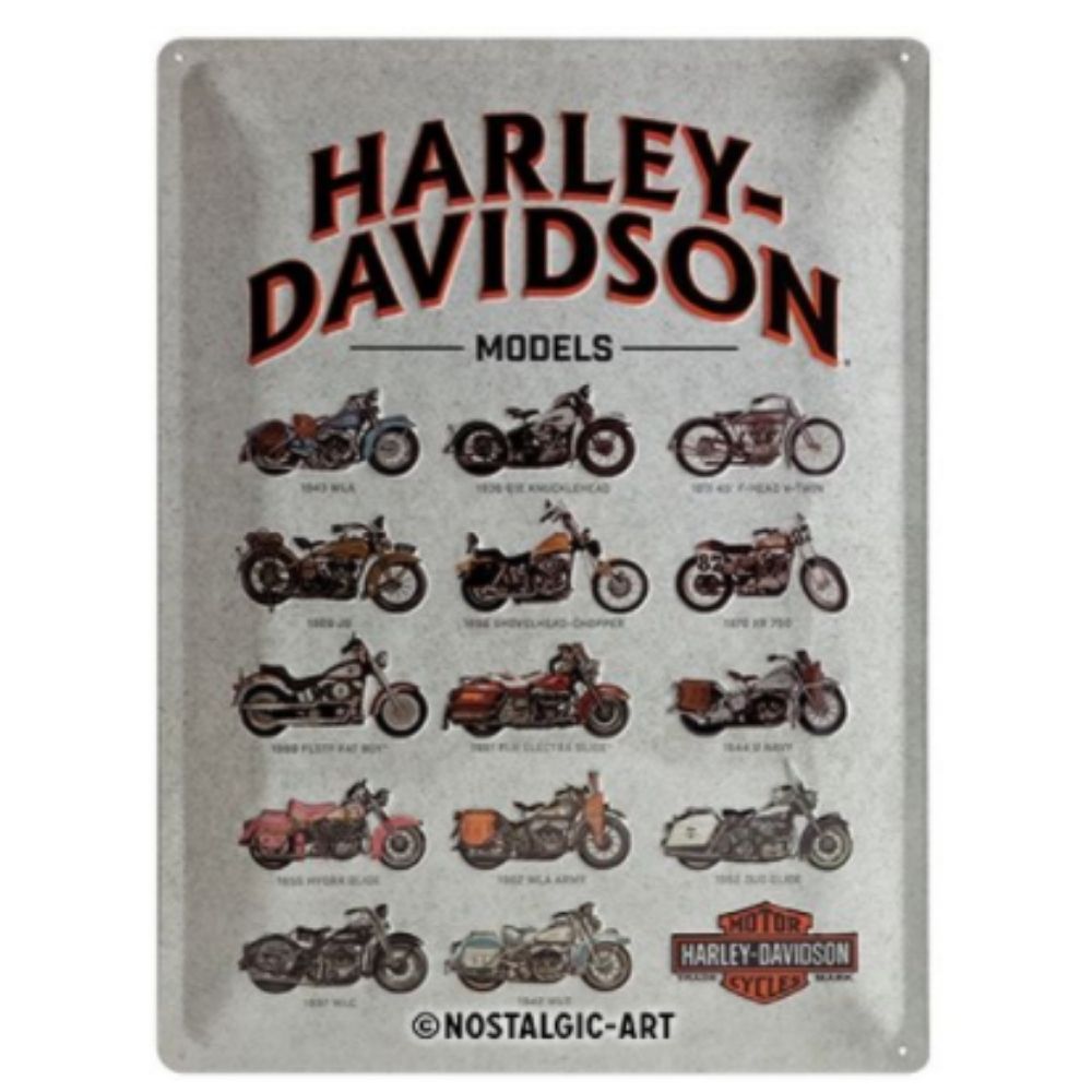 Model Chart Harley-Davidson - NotBrand