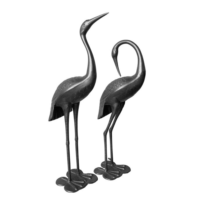 Set of 2 Niles & Frasier Cranes Cast Aluminium - Notbrand