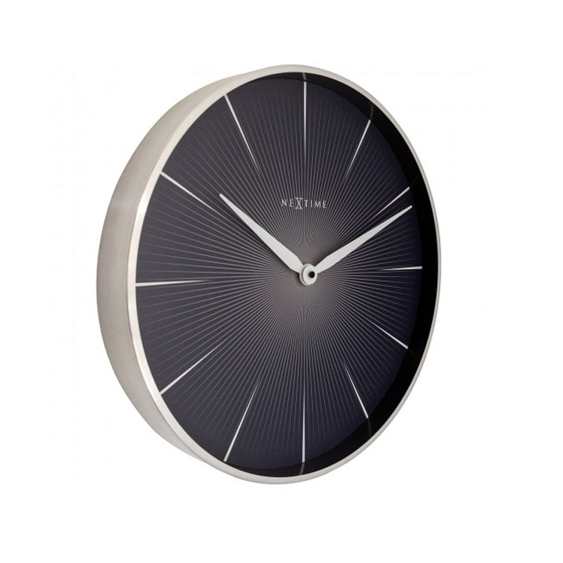 NeXtime 2 Seconds Wall Clock - Black - Notbrand