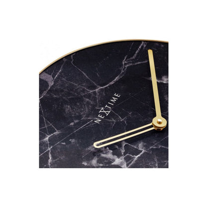 NeXtime Black Marble Wall Clock - Notbrand