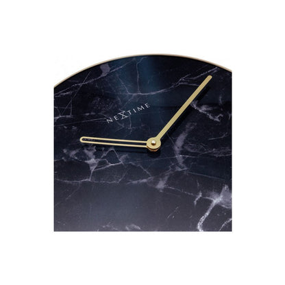 NeXtime Black Marble Wall Clock - Notbrand