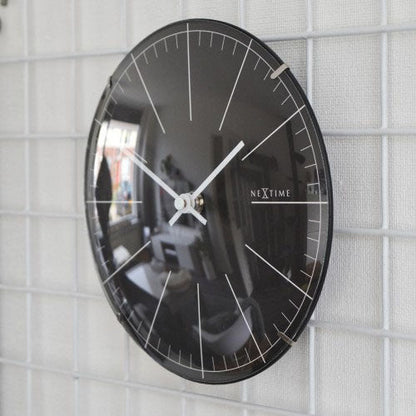 NeXtime Mini Dome Table & Wall Clock - Black - Notbrand