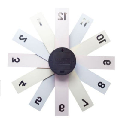 NeXtime Plexi Wall Clock in Multicolor - 40cm - Notbrand