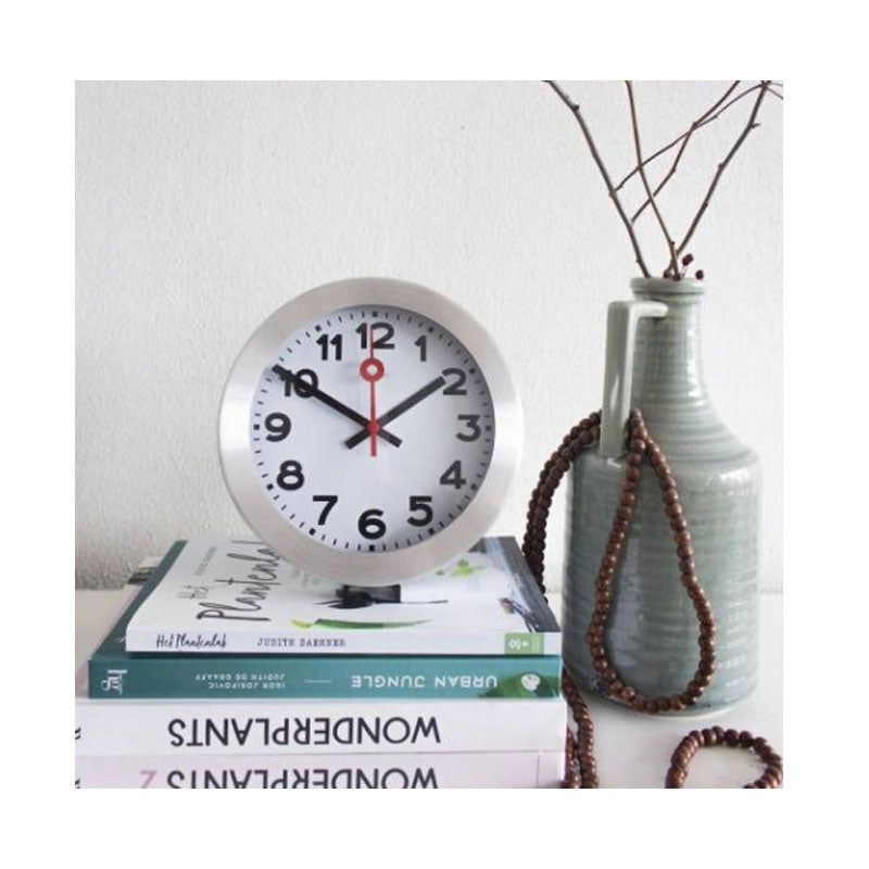 NeXtime Station Number Wall & Table Clock - White - Notbrand