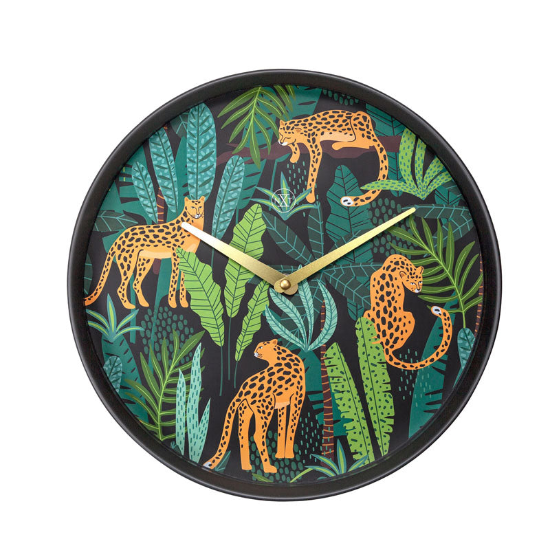 NeXtime Leopard Urban Jungle Wall Clock - 30cm - Notbrand