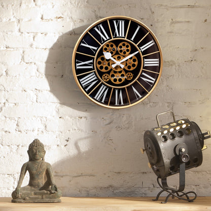 NeXtime William Wall Clock 50cm - Black - Notbrand