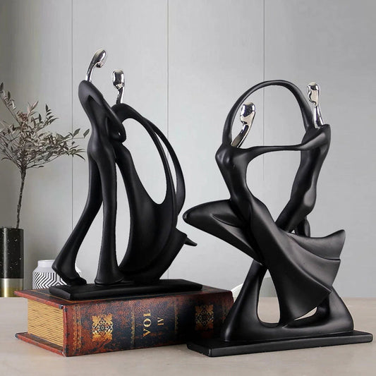 Nordic Art Resin Dancing Couple Figurine Ornament - Notbrand