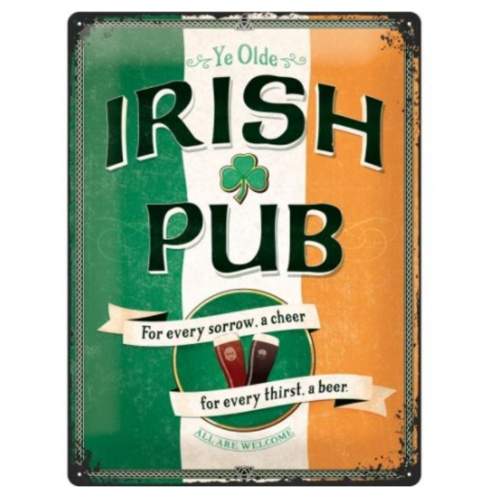 Nostalgic-Art Large Sign Irish Pub - Notbrand