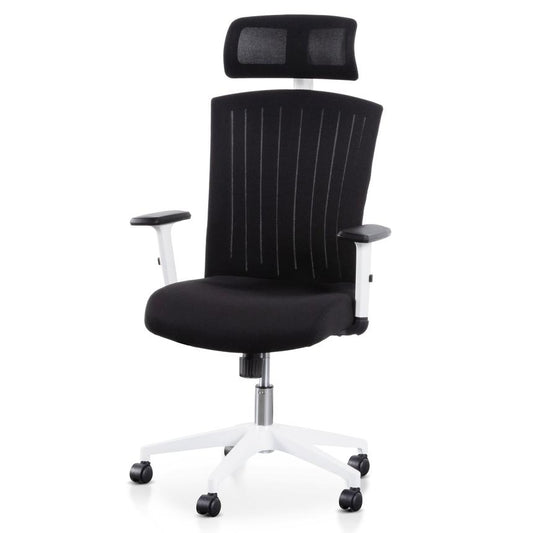 Araets Office Chair - Black and White - Notbrand