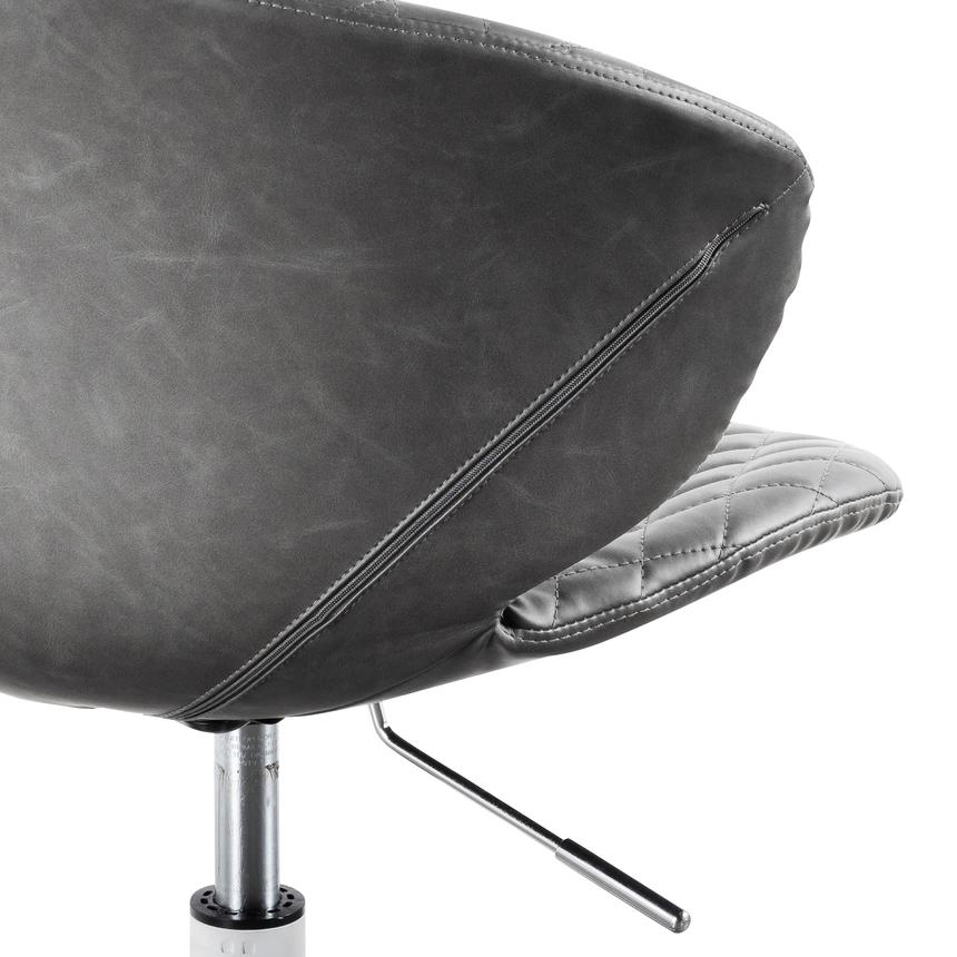 Agell Charcoal Office Chair with White Base - Notbrand