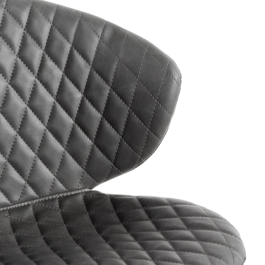 Agell Charcoal Office Chair with White Base - Notbrand