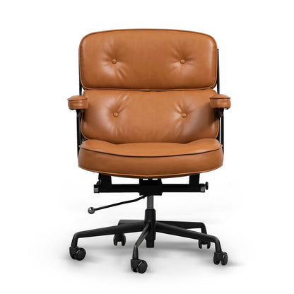 Strazop Cushion Seat Office Chair - Honey Tan - Notbrand