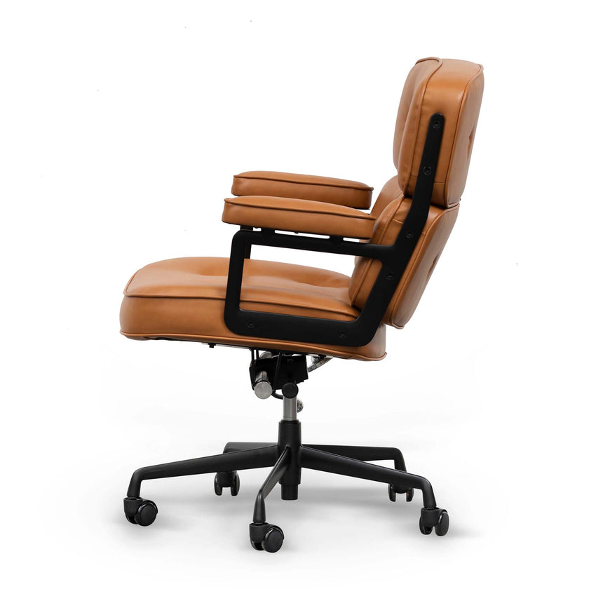 Strazop Cushion Seat Office Chair - Honey Tan - Notbrand