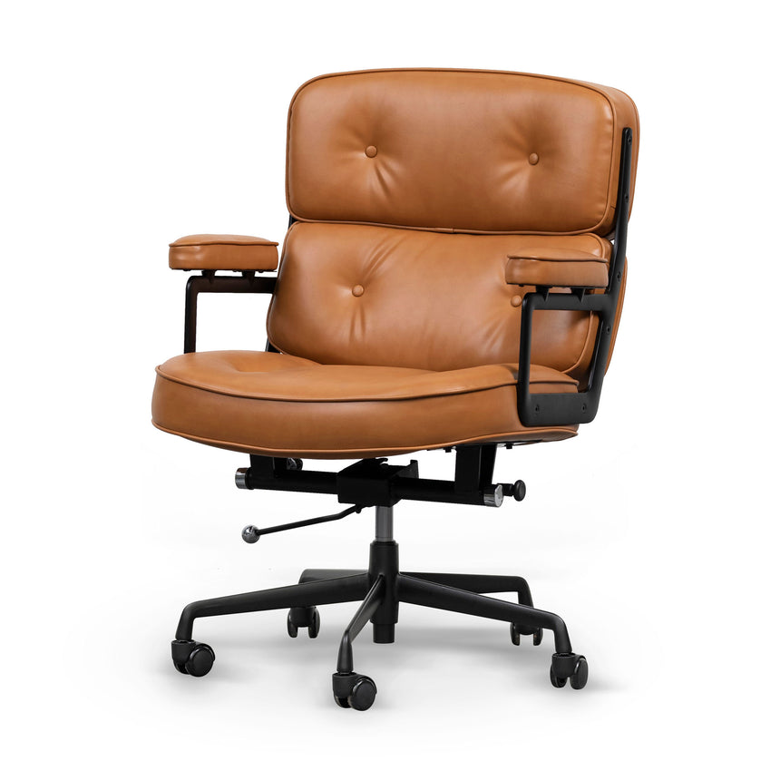 Strazop Cushion Seat Office Chair - Honey Tan - Notbrand