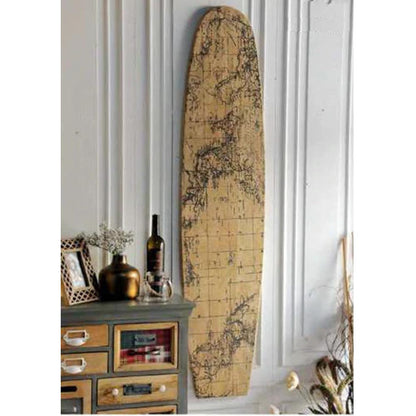 Ola Hardwood Timber Surfboard Wall Art - Notbrand