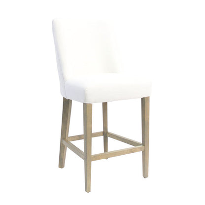 Ophelia Chrome Ring Barstool White - Notbrand