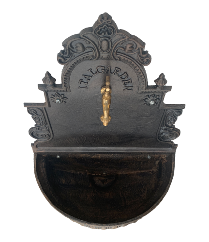 Palermo Cast Iron Wall Fountain - Notbrand