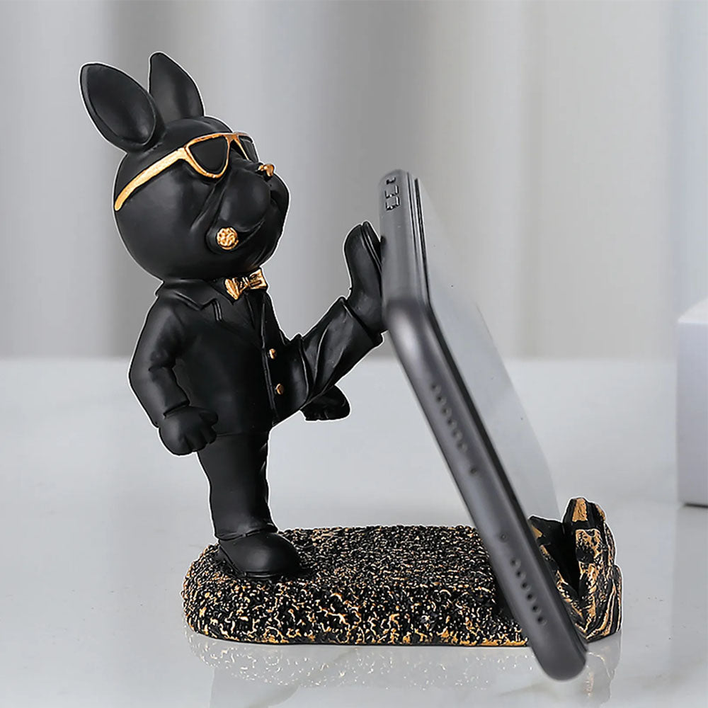 Puppy Dog Resin Mobile Holder Figurine Ornament - Range - Notbrand